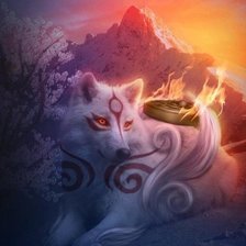 Схема вышивки «Оками»