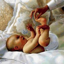 Схема вышивки «малыш»