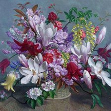 Схема вышивки «Букет»