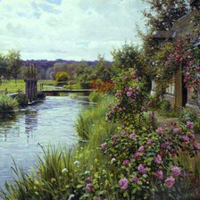 Схема вышивки «Река»