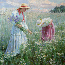 Схема вышивки «На лугу»