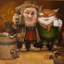 Схема вышивки «именины домового»