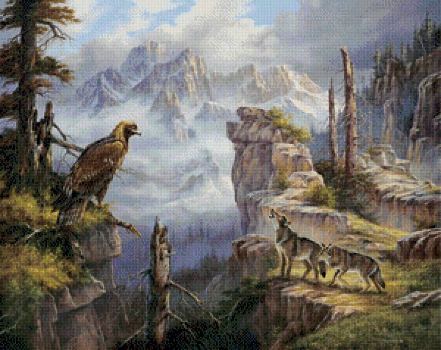 величие гор - картина - предпросмотр