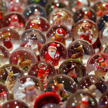 Схема вышивки «снежные шары»