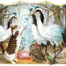 Схема вышивки «Серия"Кошки корейской художницы"Marie Cat"»