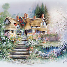 Схема вышивки «Серия "Пейзажи"»