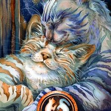 Схема вышивки «Ты и я»