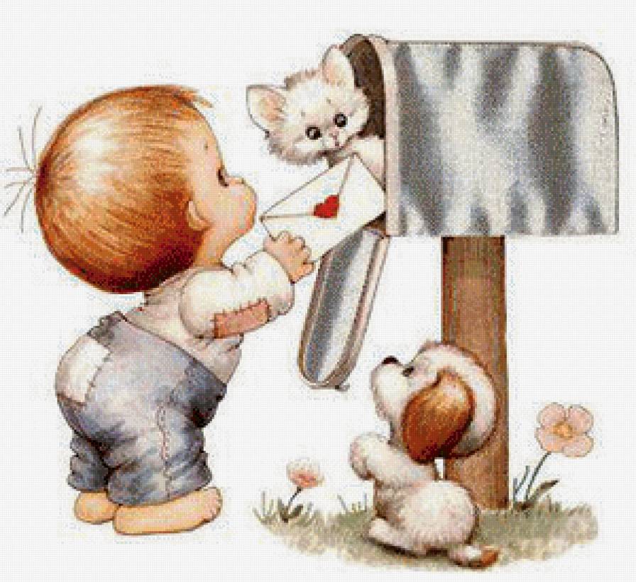 Сюрприз - дети, щенки, котята - предпросмотр