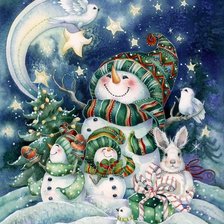 Схема вышивки «новый год»