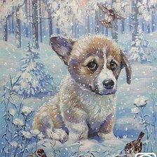 Схема вышивки «Холодно...»