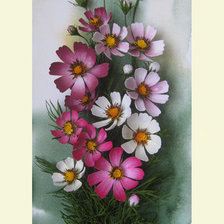 Схема вышивки «Панно"Цветы"»