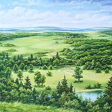 Схема вышивки «Простор»