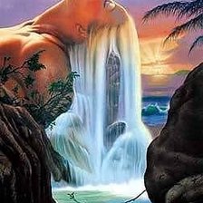 Схема вышивки «водопад»