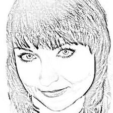 Схема вышивки «портрет подруги»