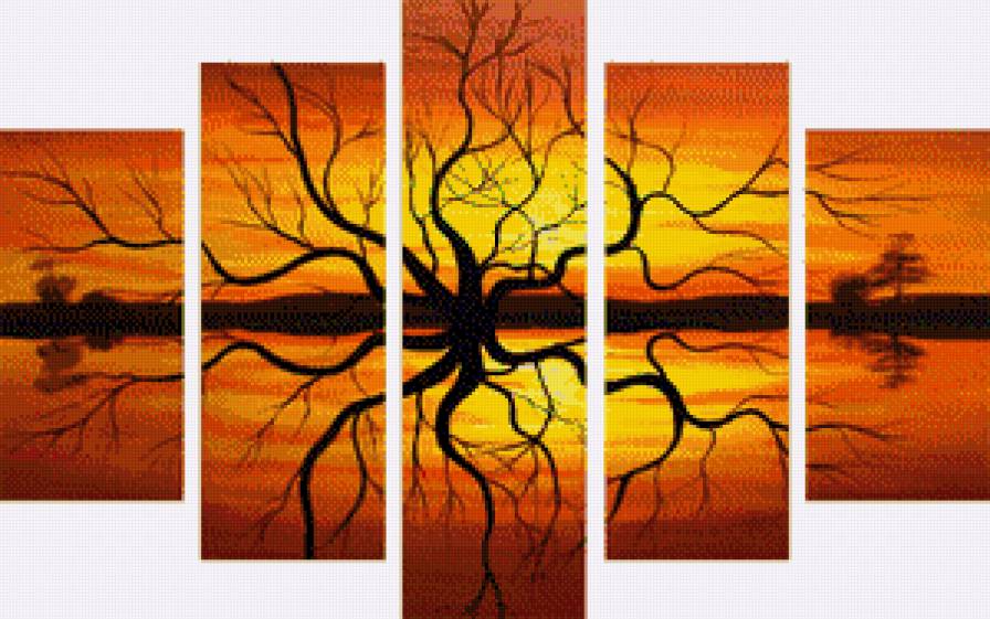 Дерево - полиптих - предпросмотр