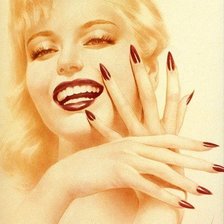 Схема вышивки «девушка»