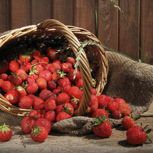 Схема вышивки «Клубника»