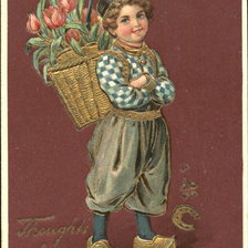 Dutch Boy with Tulips