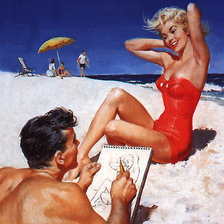 Схема вышивки «пара»