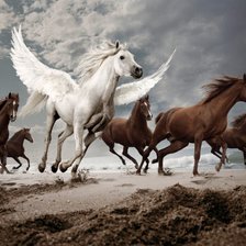 Схема вышивки «лошадки»