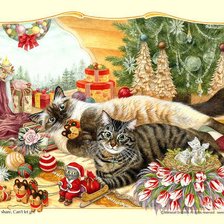 Схема вышивки «С Рождеством»