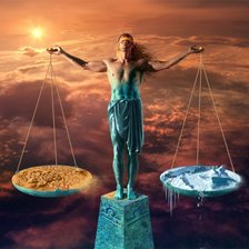 Схема вышивки «весы (зодиак)»