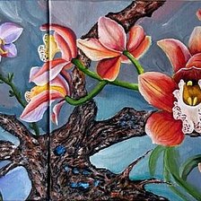 Схема вышивки «Диптих»