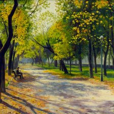 Схема вышивки «парк»