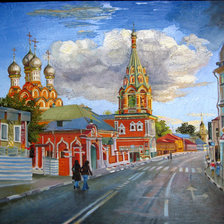 Схема вышивки «храм»