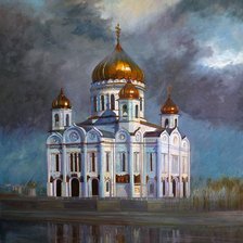 Схема вышивки «храм»