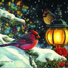 Схема вышивки «новогодняя»