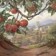 Схема вышивки «яблоки»