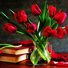 Схема вышивки «Тюльпаны»