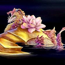 Схема вышивки «сказочное существо»