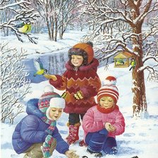 Схема вышивки «Детство»