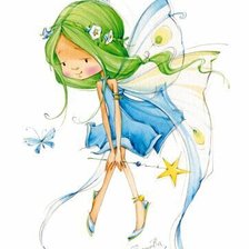 Схема вышивки «феечка»