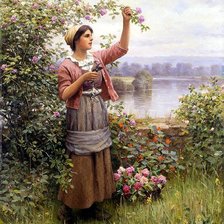 Схема вышивки «Daniel Ridgway Knight»