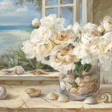 Схема вышивки «Вид на море»