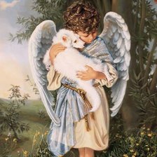 Схема вышивки «Маленький ангел»