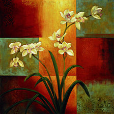 Схема вышивки «орхидея»