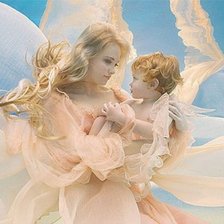 Схема вышивки «Мама»