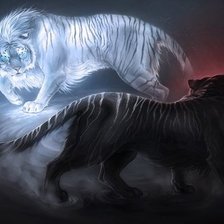 Схема вышивки «инь-янь»