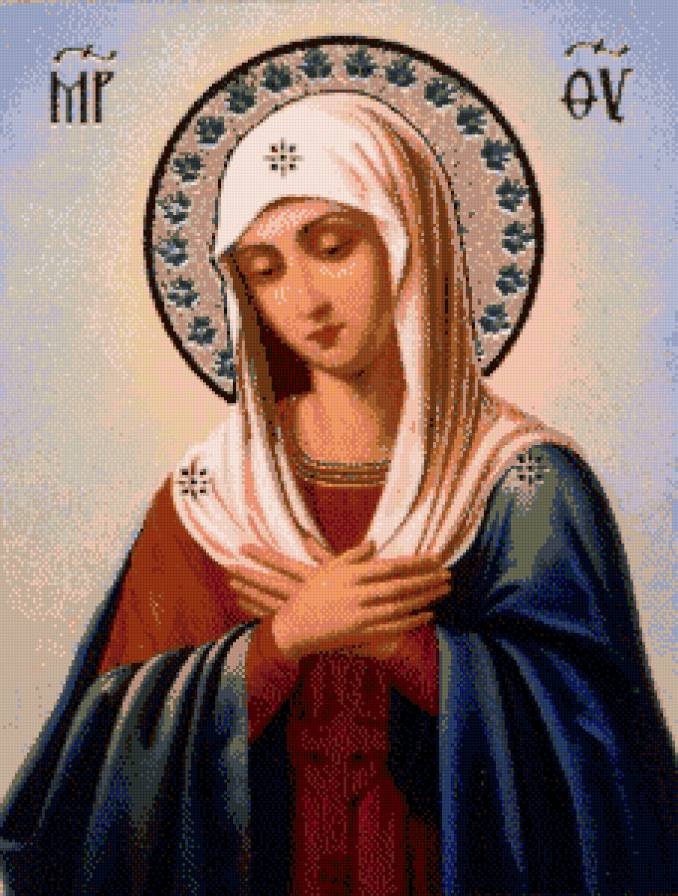 Икона Пресвятой Богородицы "Умиление" - иконы - предпросмотр