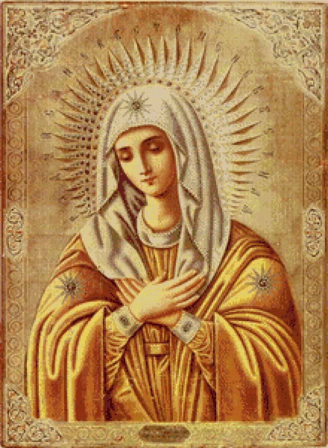 Икона Пресвятой Богородицы "Умиление" - иконы - предпросмотр