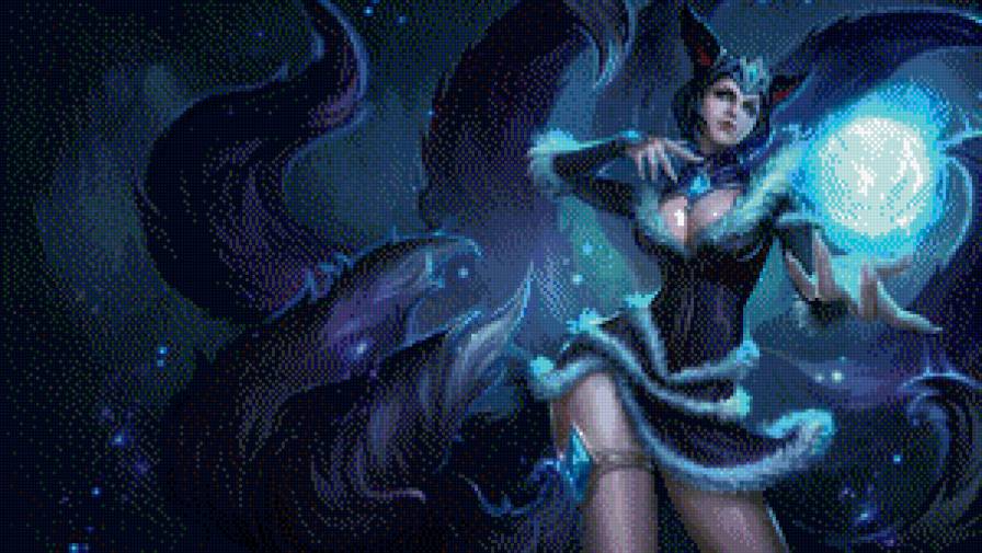 №467938 - фэнтези, магия, люди, девушка - предпросмотр