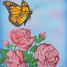 Схема вышивки «Бабочка»