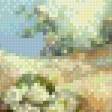 Предпросмотр схемы вышивки «девушка в саду» (№468194)