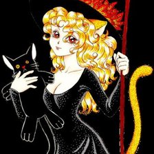 Схема вышивки «ведьмочка»