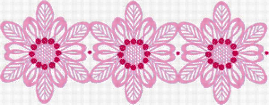 №468551 - бордюр, салфетка, скатерть, подушка, орнамент, узор, цветы - предпросмотр