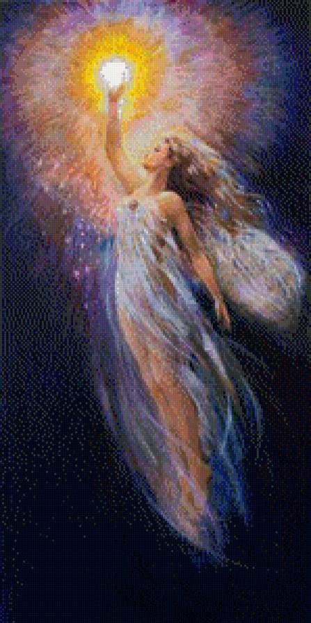 Серия "Ангелы" - девушка, ангел - предпросмотр